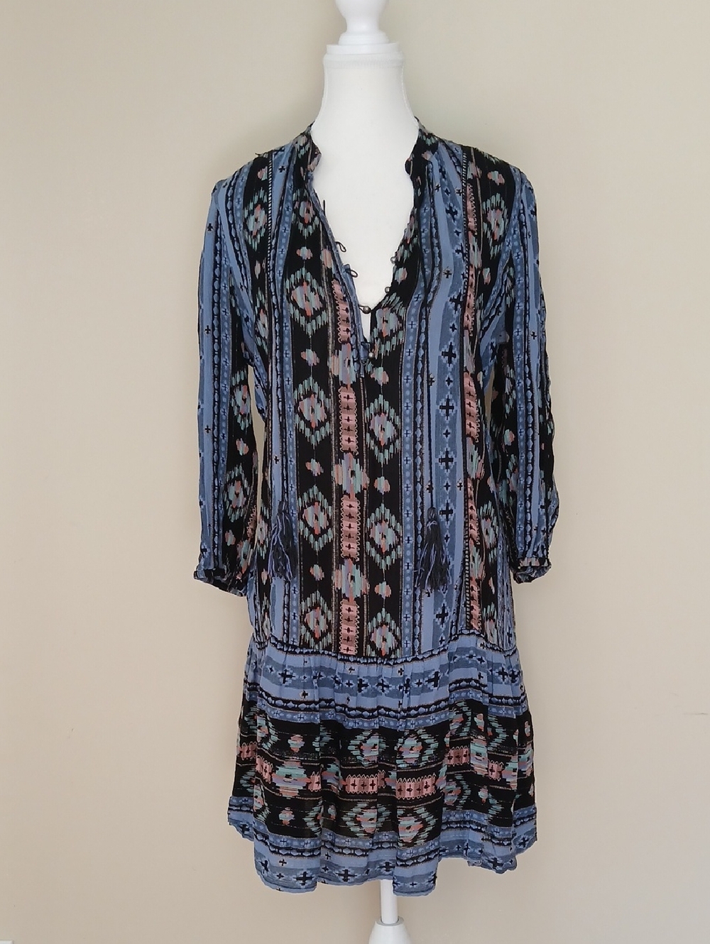 Anthropologie Holding Horses Winter Moon Tunic Dress Size Small